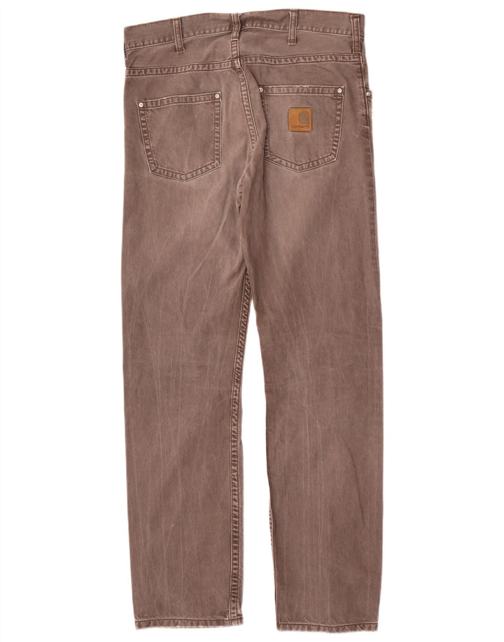Carhartt Vaqueros rectos para hombre W30 L32 Algodón gris