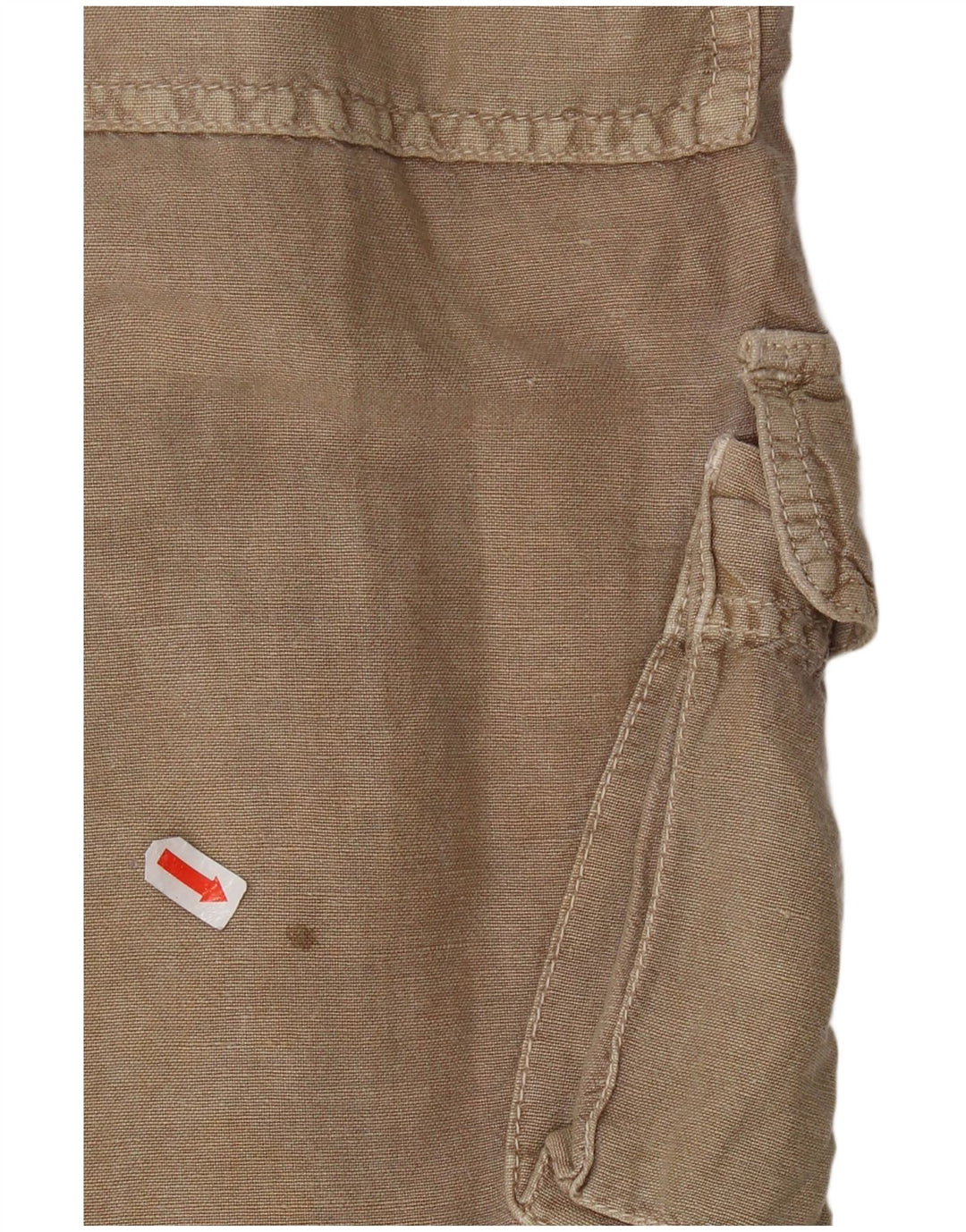 Armani Bermudas tipo cargo para hombre W29 Small Beige Linen