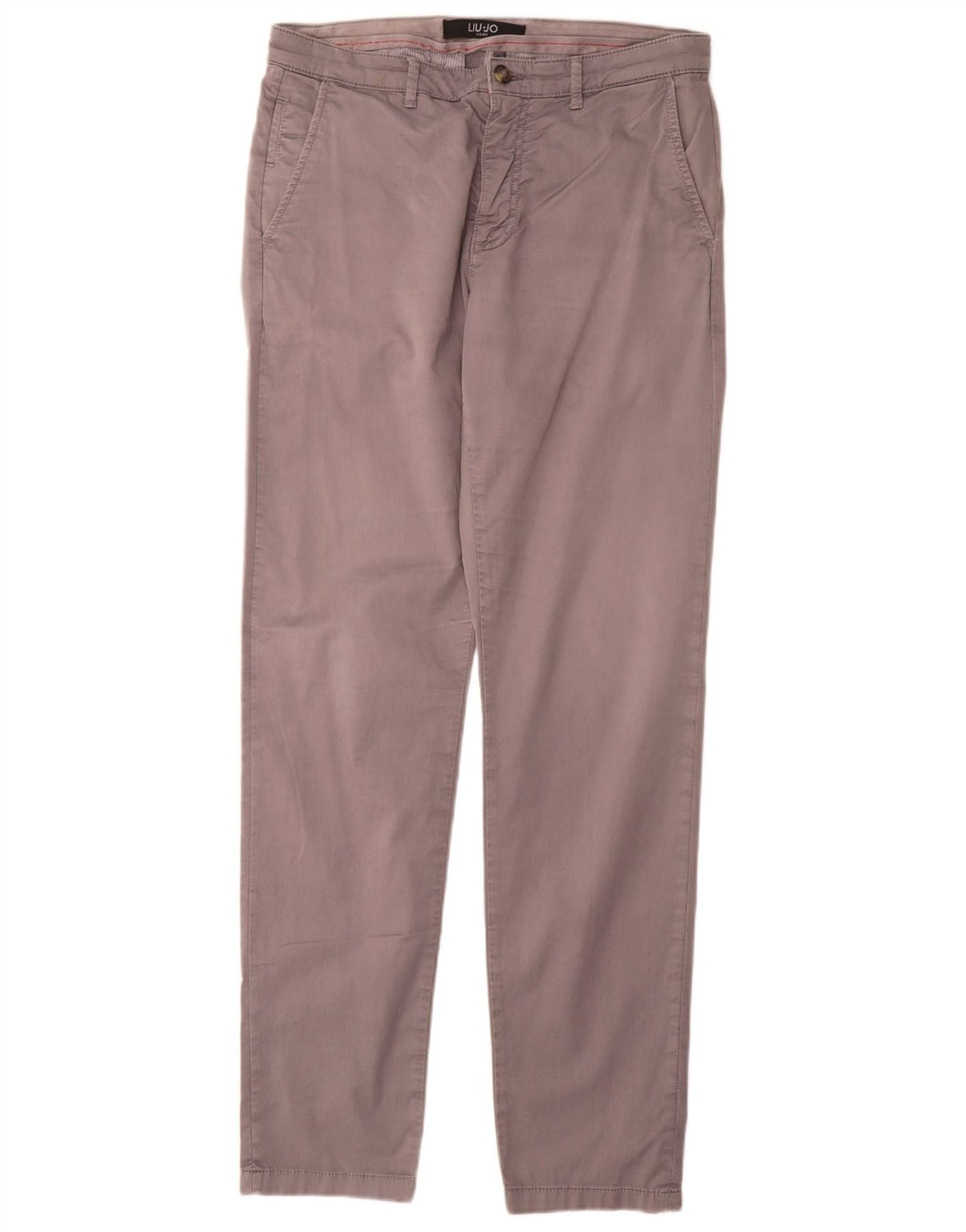 Liu Jo - Pantalón chino ajustado para hombre IT 46 Small W30 L32 Algodón gris