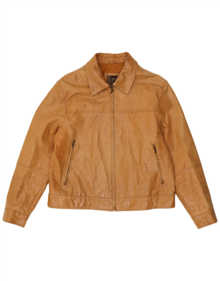Conbipel Chaqueta de cuero para hombre IT 54 XL Cuero beige