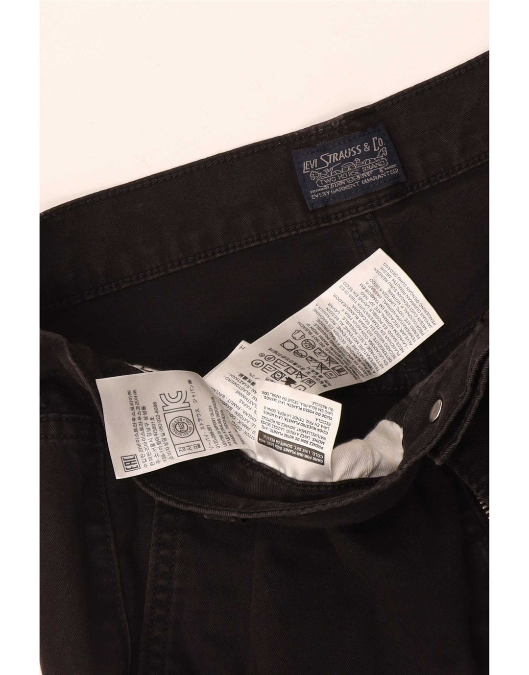 Levi's Vaqueros Slim Mujer W29 L32 Algodón Negro