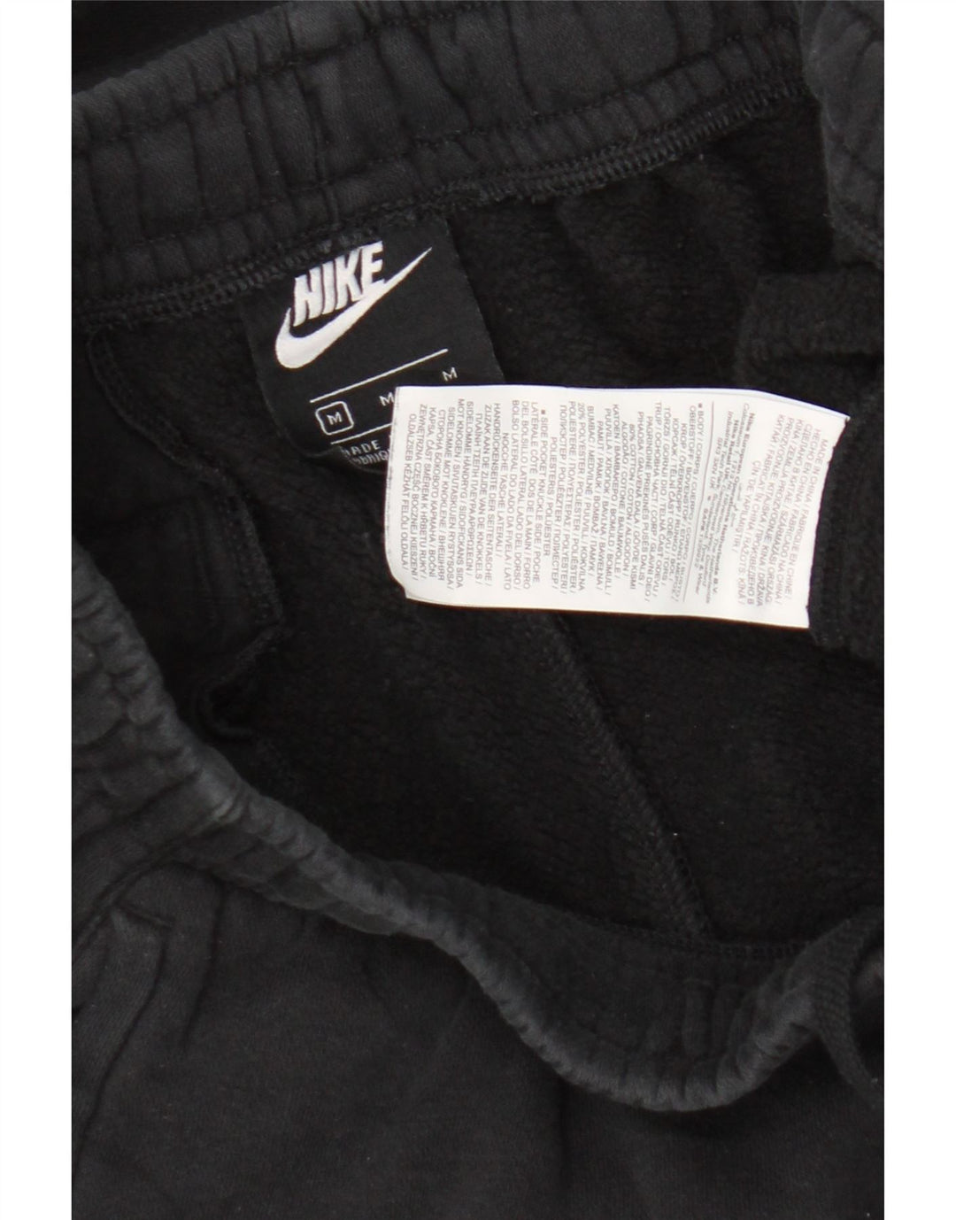 Nike Pantalones De Chándal Joggers Medium Negro Algodón
