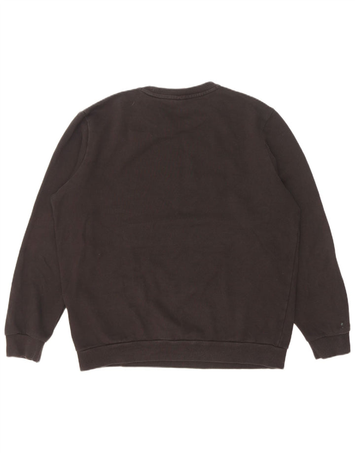 Puma Hombre Sudadera Gráfica Jumper Algodón Negro Mediano