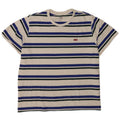 Levi's Camiseta estándar para hombre Top 2XL Algodón a rayas blancas