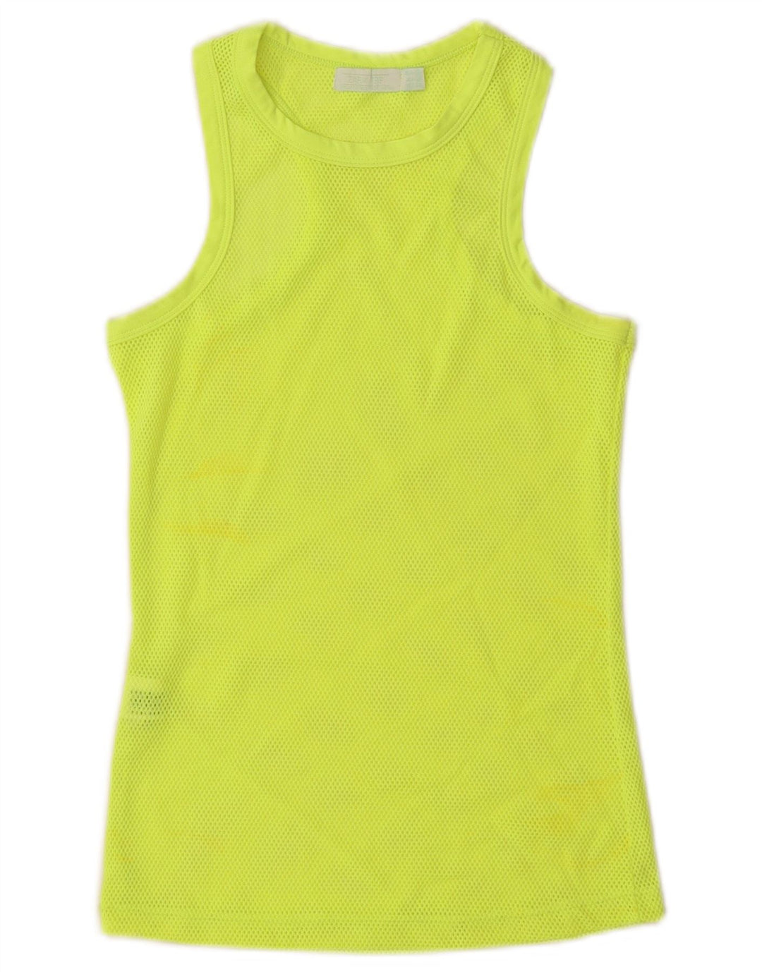 Zara Mujer Chaleco Top UK 12 Medio Verde Poliamida