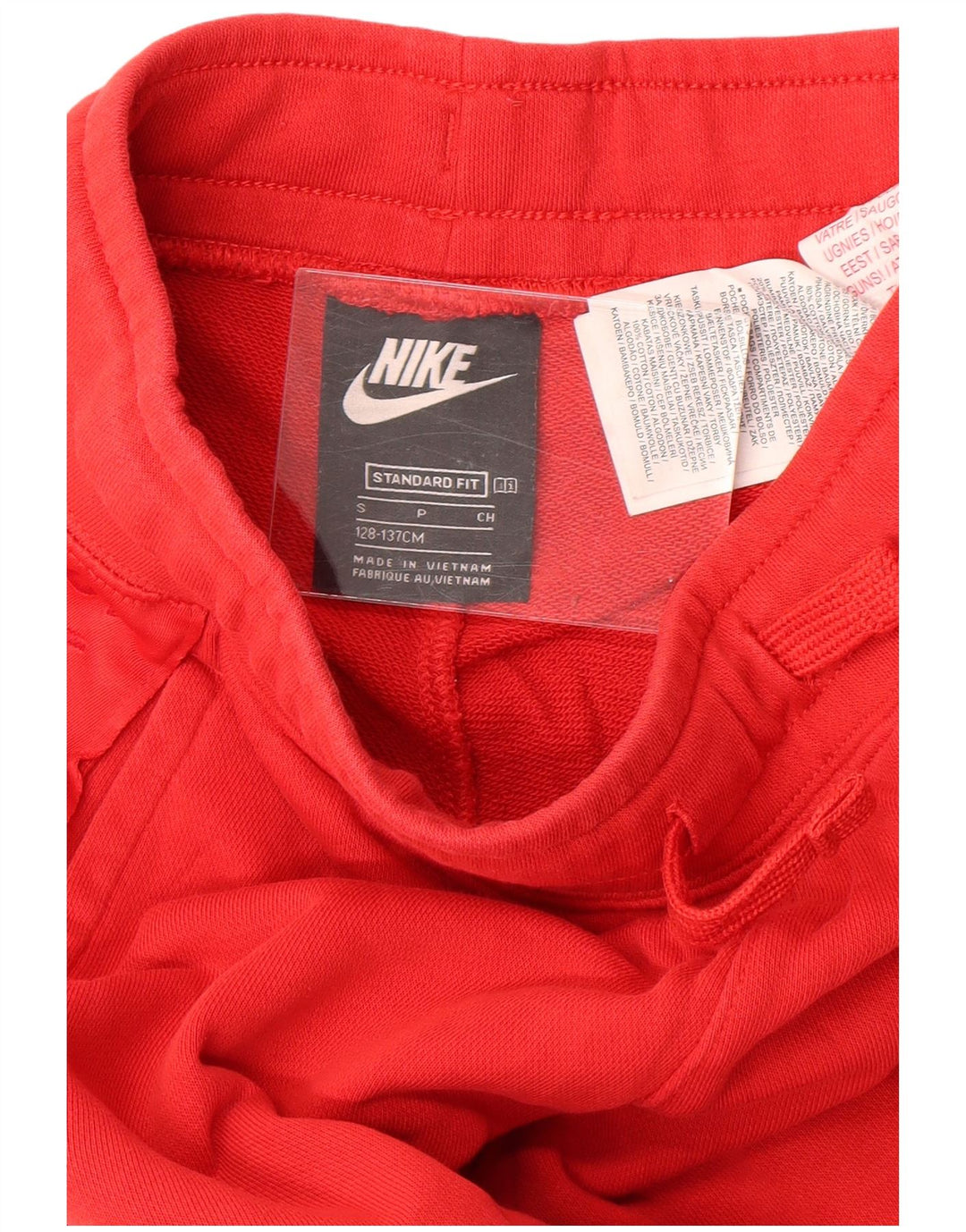 Nike Boys Swoosh Graphic Chándal Pantalones Joggers 8-9 años Pequeño Rojo