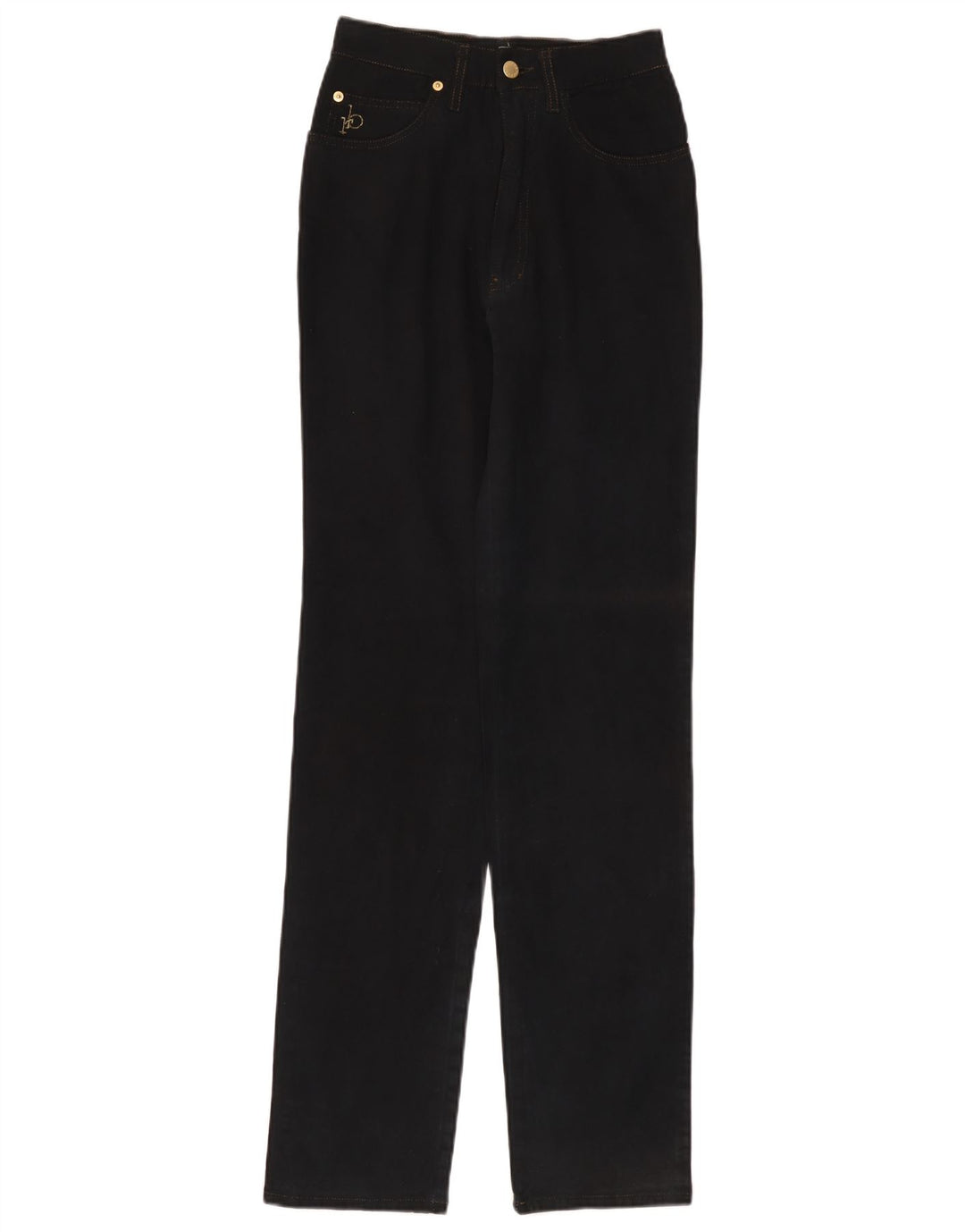 ROCCOBAROCCO Vaqueros cónicos para mujer W27 L33 Algodón negro