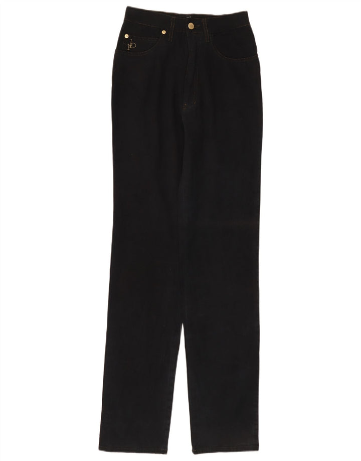 ROCCOBAROCCO Vaqueros cónicos para mujer W27 L33 Algodón negro