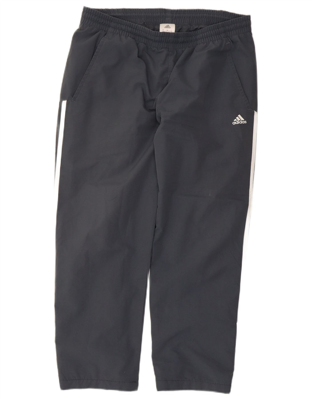 Adidas Pantalones de chándal para hombre UK 42/44 Large Gris Poliéster