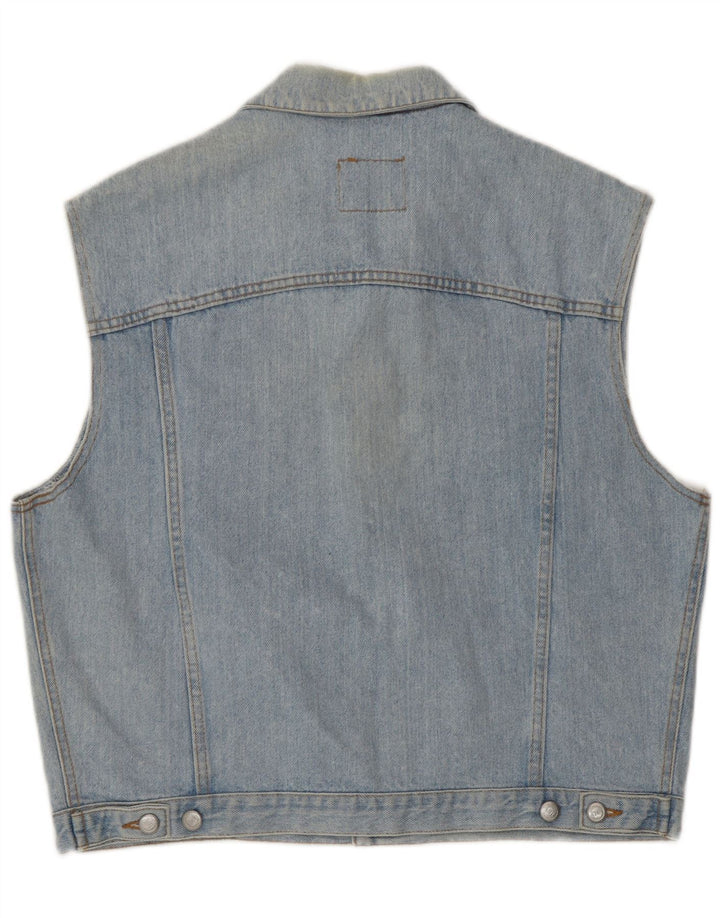 Rifle Chaleco vaquero para hombre UK 38 Algodón azul medio