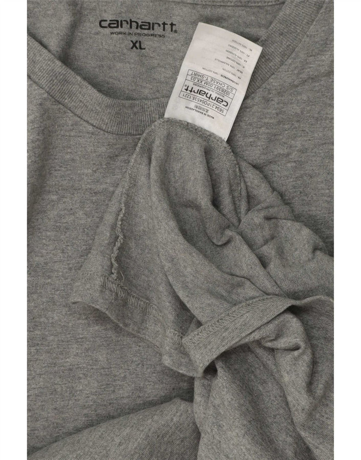 Carhartt Camiseta Hombre Top XL Algodón Gris