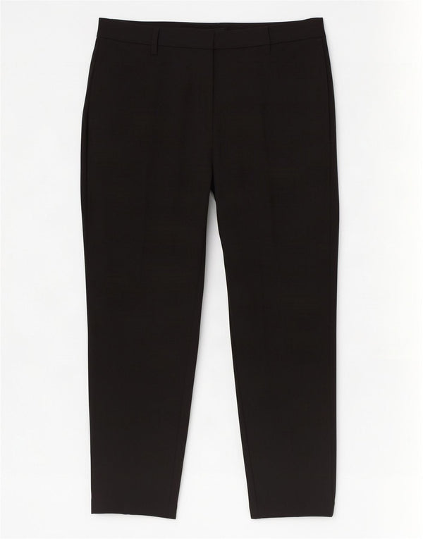 Marks & Spencer Pantalones de traje de cintura alta para mujer UK 46 Large W34 L27 Negro