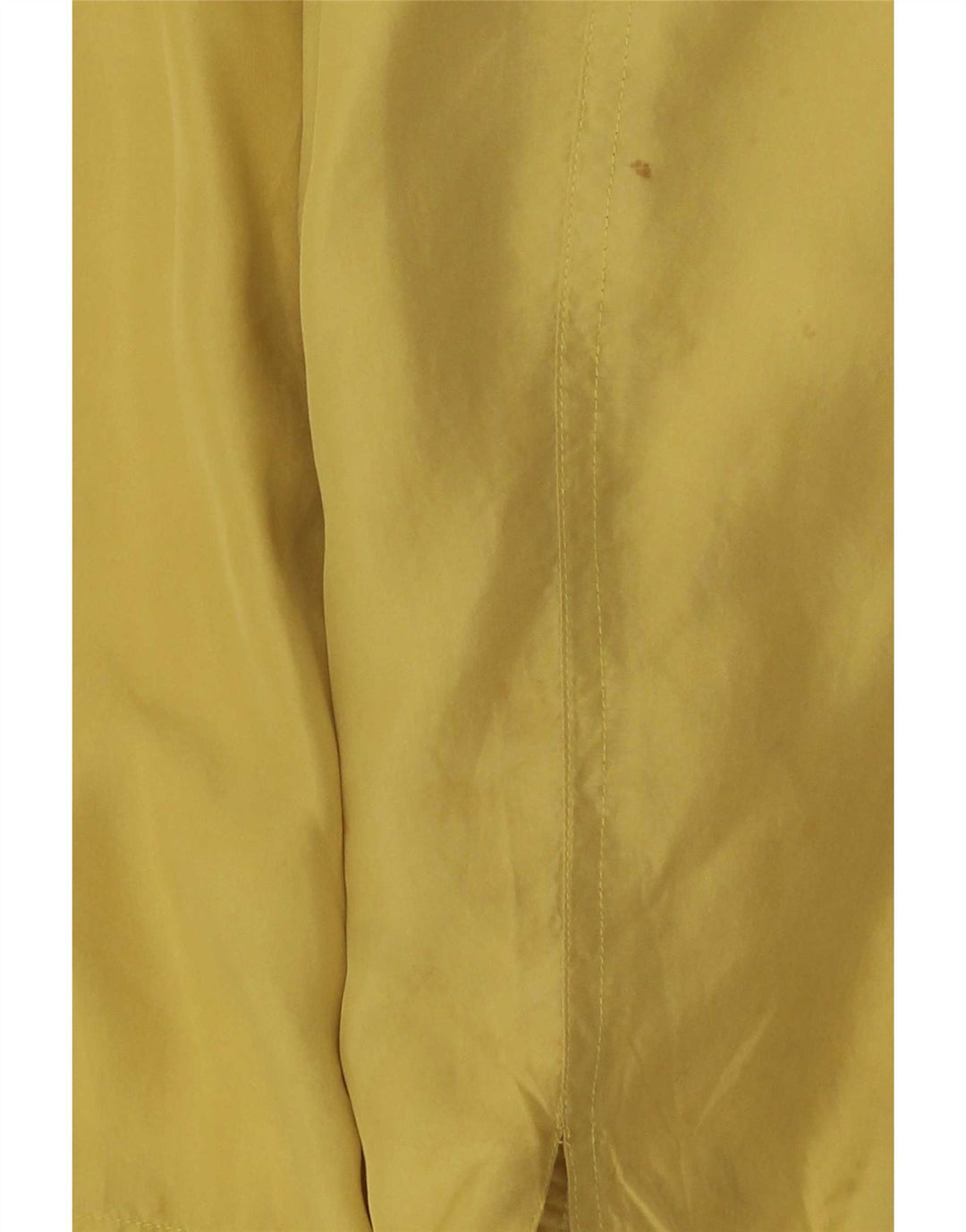 Vintage hombres chaqueta utilitaria Reino Unido 44 2XL seda amarilla
