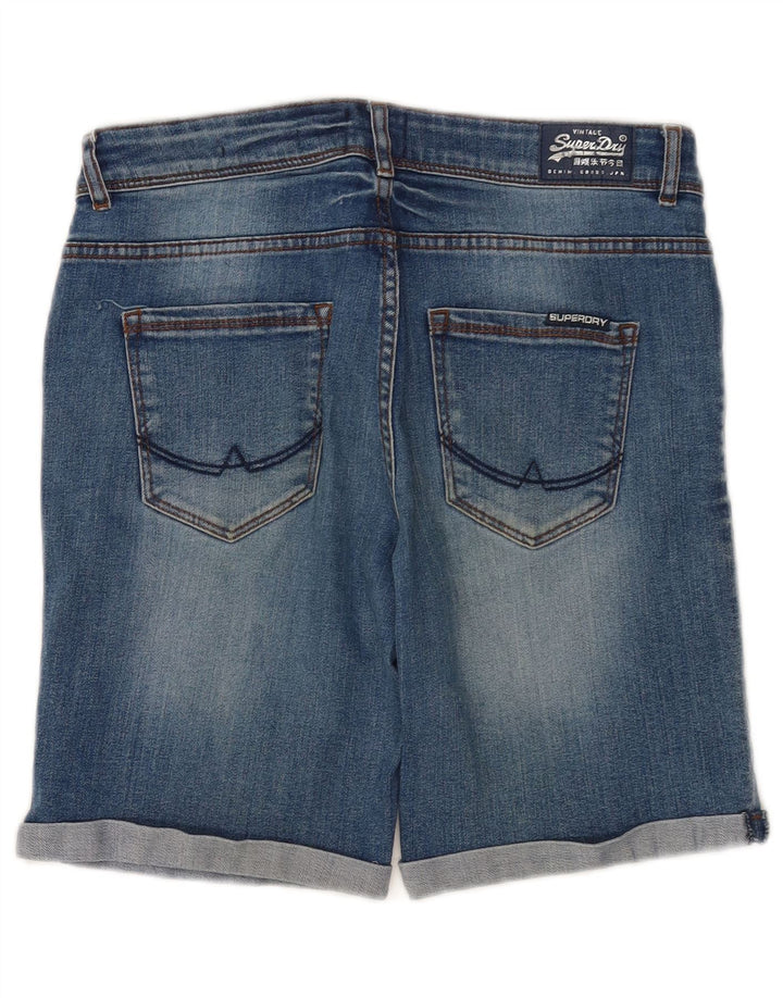 Superdry Bermudas Vaqueras Para Hombre W30 Algodón Azul Medio