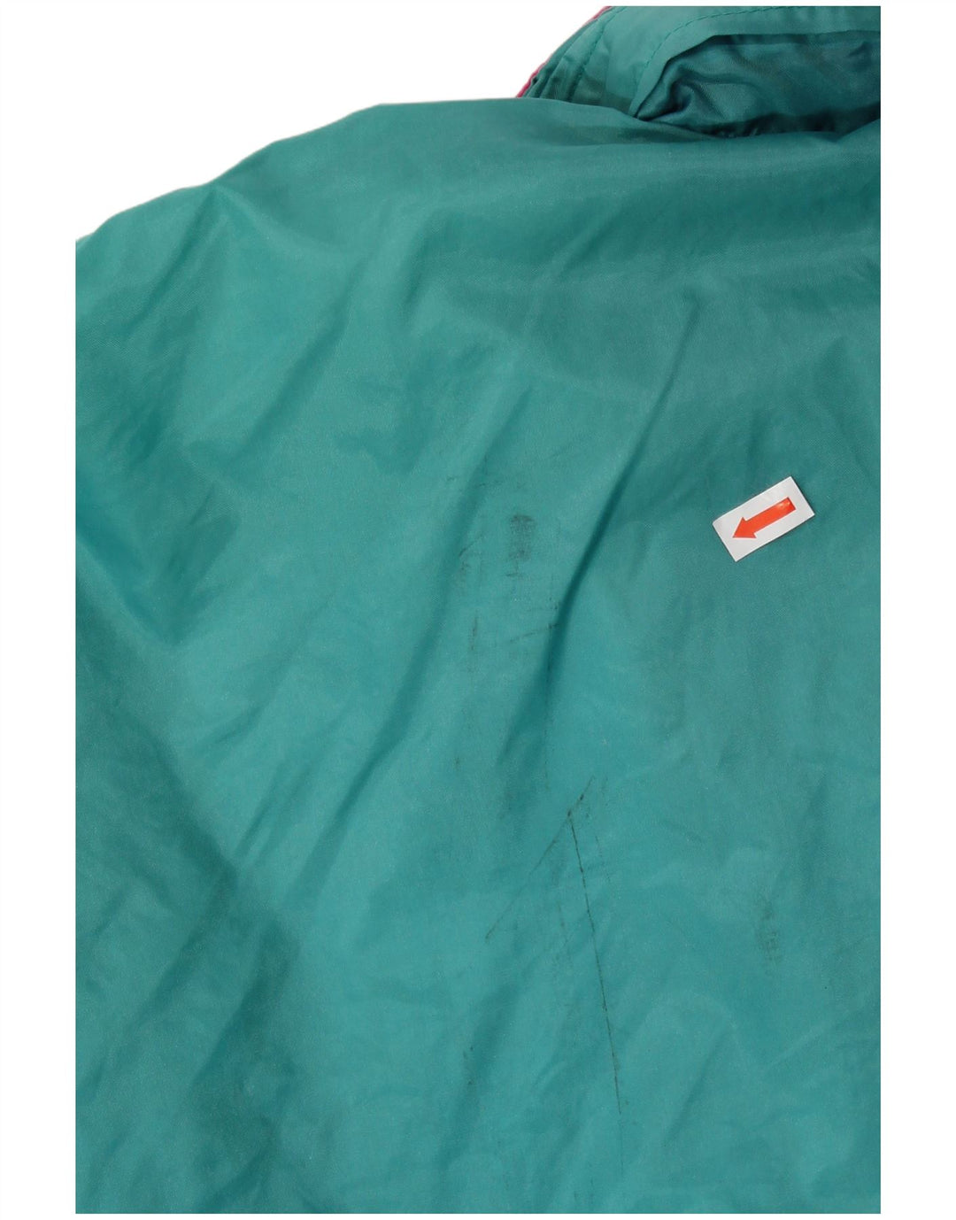 PUMA Chaqueta impermeable con capucha para hombre UK 42 XL Nylon color block azul