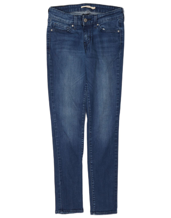 Levi's Mujer 711 Skinny Jeans W26 L28 Algodón Azul
