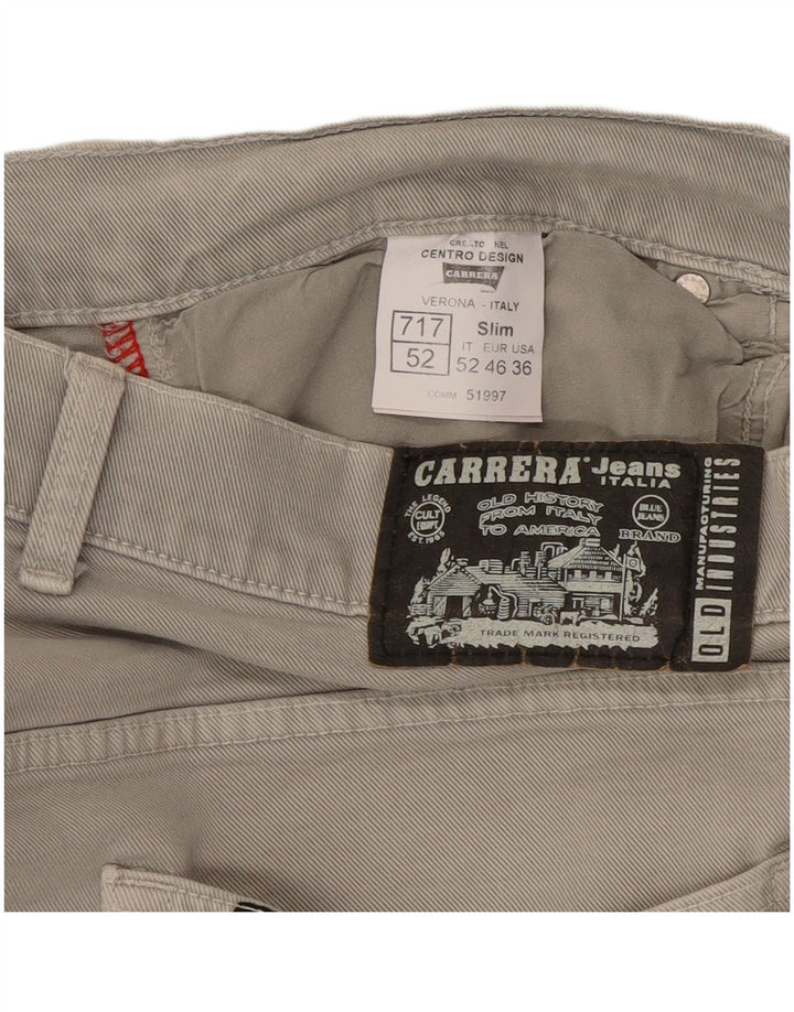 Carrera Mens 717 Slim Jeans W36 L33 Algodón Gris