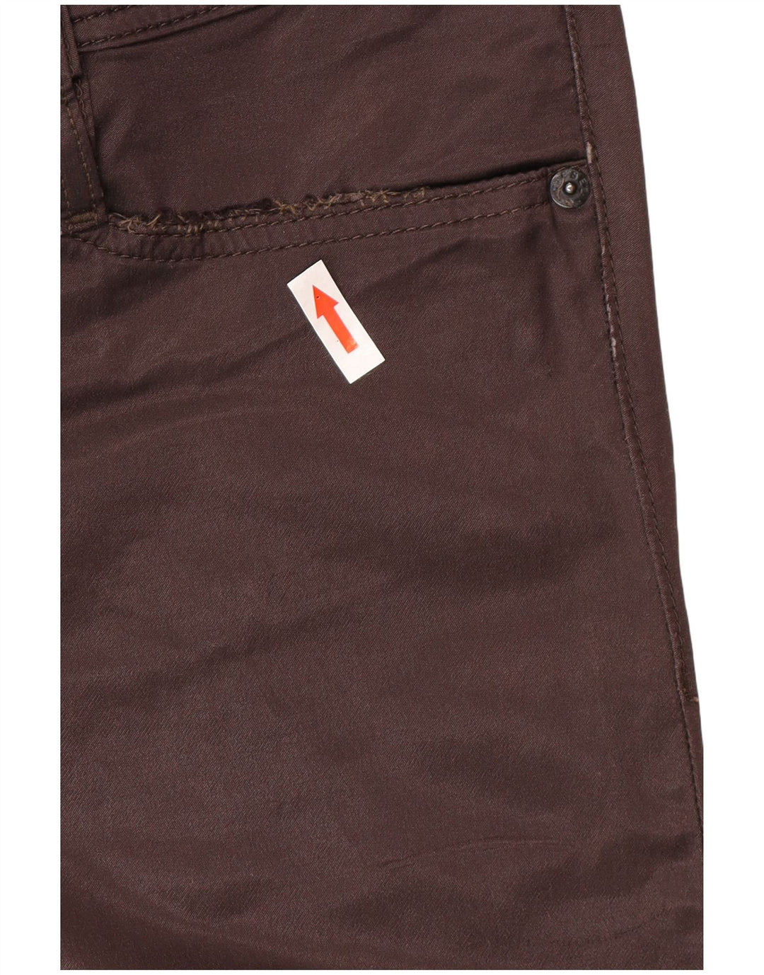 Diesel Mujer Pantalones Casuales Slim W31 L34 Algodón Marrón