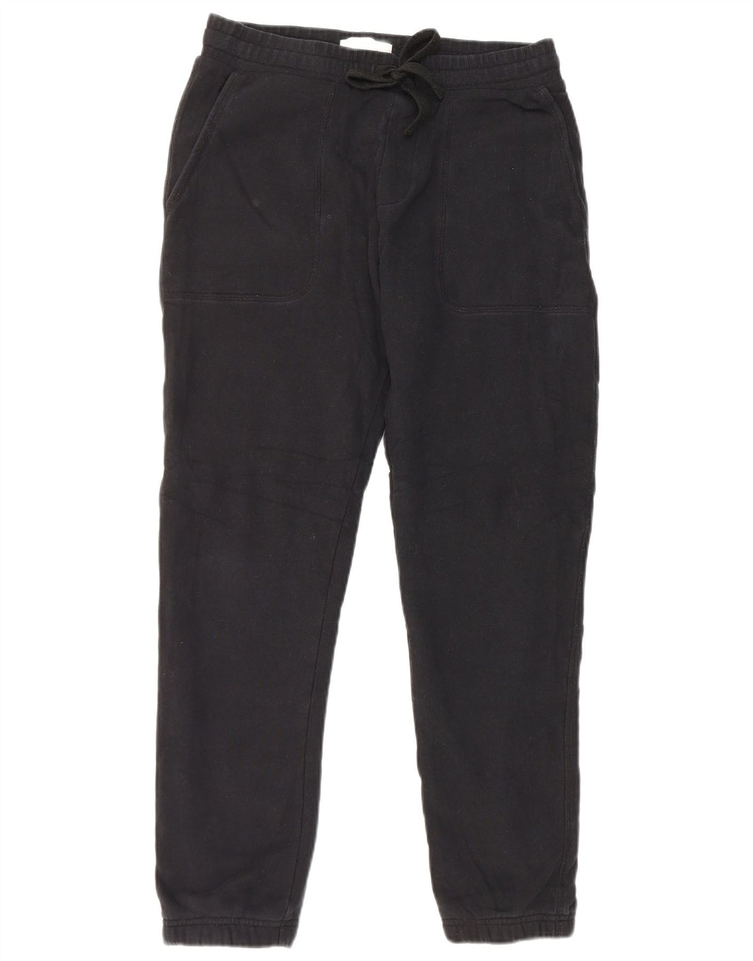 Marks & Spencer Pantalón Cortavientos Regular Fit para Hombre Pequeño Algodón Negro