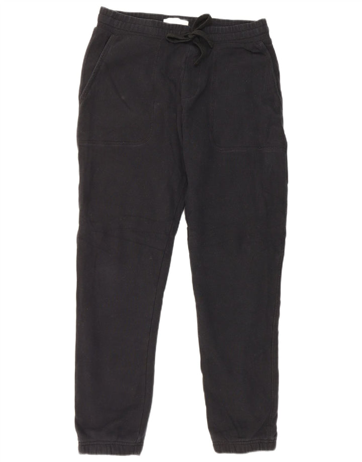 Marks & Spencer Pantalón Cortavientos Regular Fit para Hombre Pequeño Algodón Negro