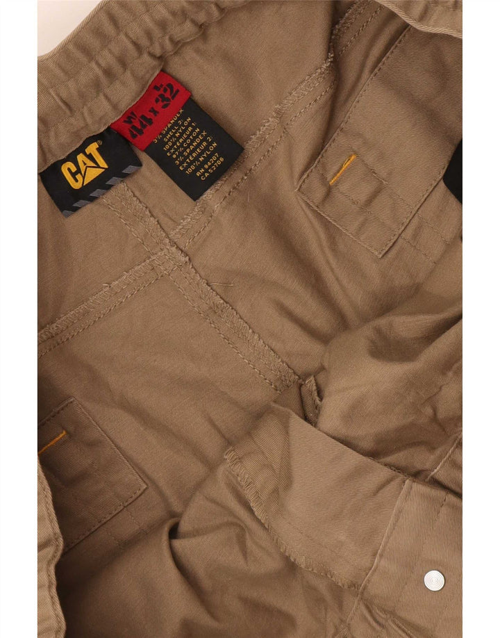 Pantalones cargo ajustados para hombre Caterpillar W44 L32 Algodón beige