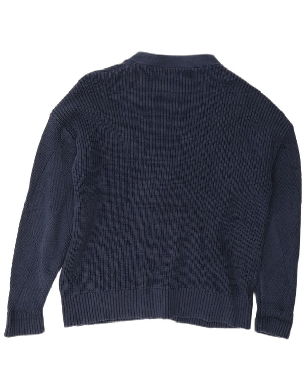 Marks & Spencer - Cárdigan para mujer, talla 40, talla grande, algodón azul marino
