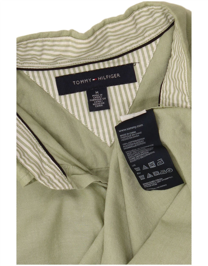 Camisa Tommy Hilfiger Hombre Algodón Verde Medio