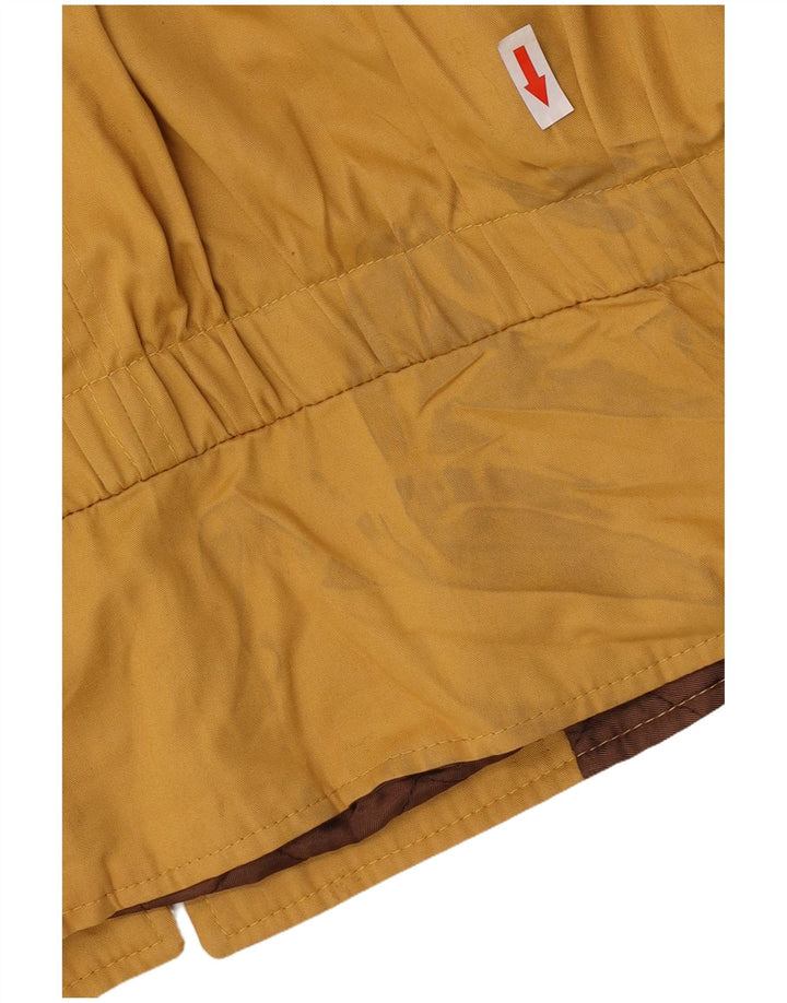 Chaqueta bomber vintage para mujer IT 42 Algodón amarillo medio