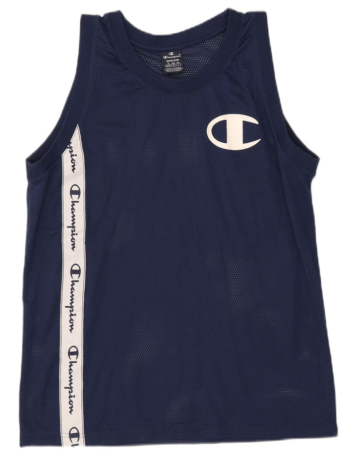 Champion Camiseta De Jersey Para Hombre Medium Azul Marino Colorblock