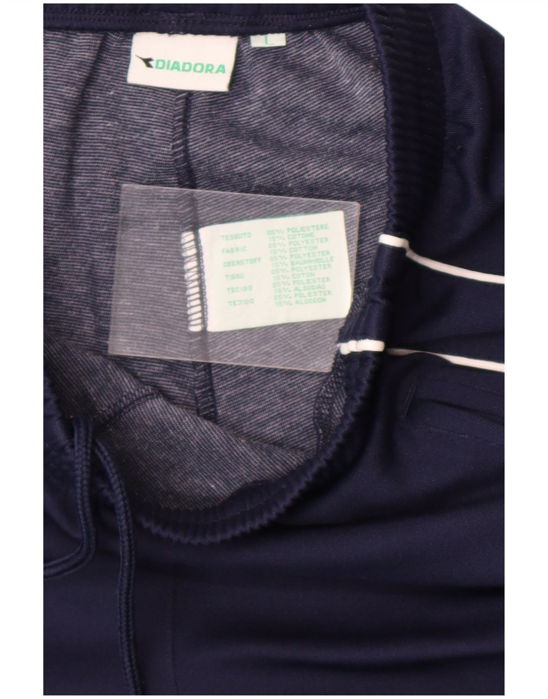 Diadora Pantalón Chándal Hombre Joggers Large Azul Marino Poliéster