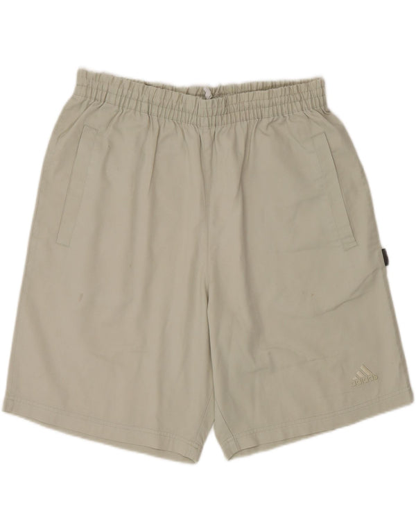 Adidas Mens Chino Shorts Grande W34 Beige Poliéster