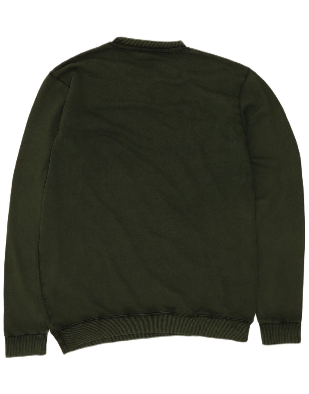 ¡Gritar! Sudadera tipo jersey para hombre de algodón verde grande
