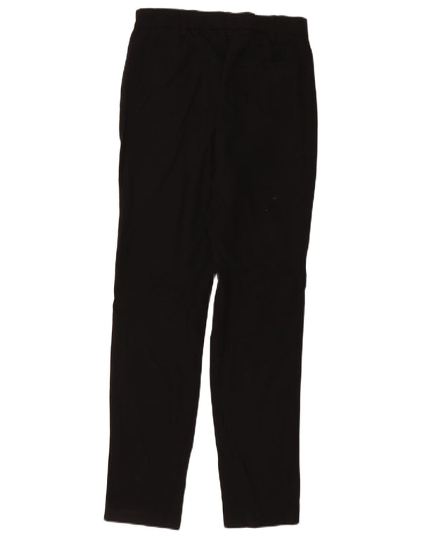 Marks & Spencer Pantalones chinos cónicos para mujer UK 8 Small W26 L28 Negro