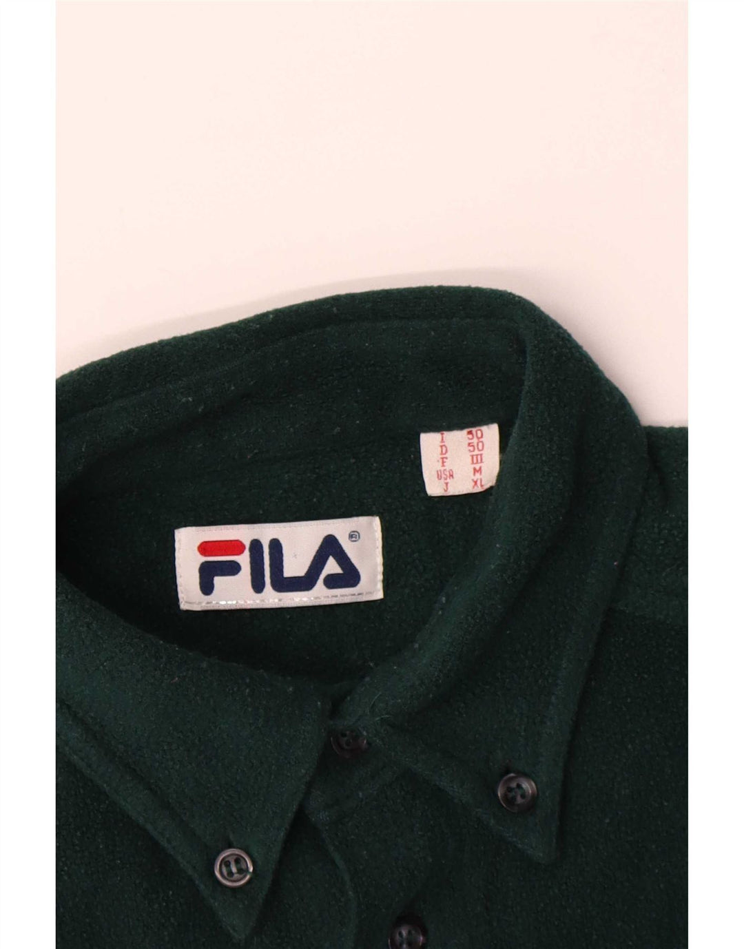 Fila Camisa Polar Hombre IT 50 Verde Medio
