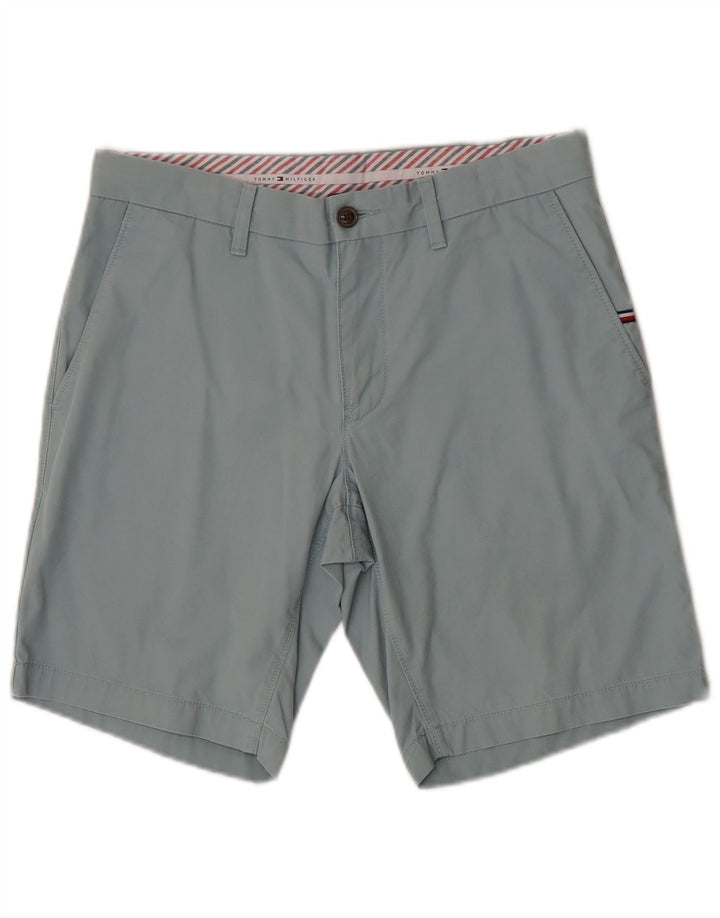 Tommy Hilfiger Pantalones cortos chinos para hombre W32 Algodón azul medio