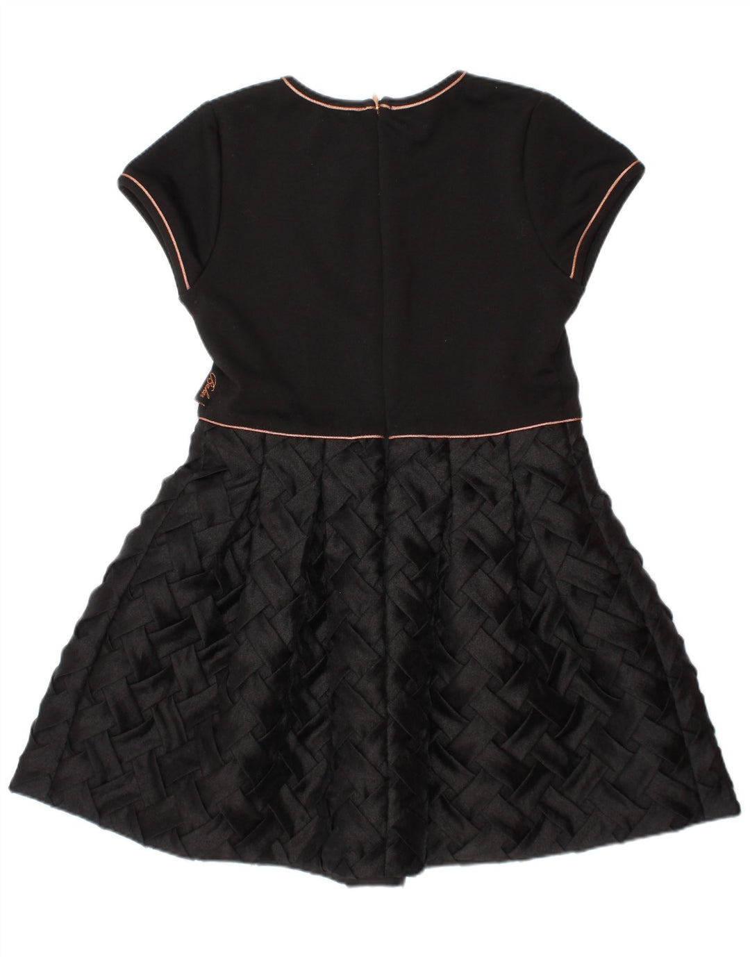Ted Baker Vestido acampanado para niña 5-6 años Negro Poliéster