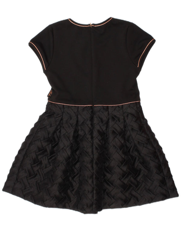 Ted Baker Vestido acampanado para niña 5-6 años Negro Poliéster