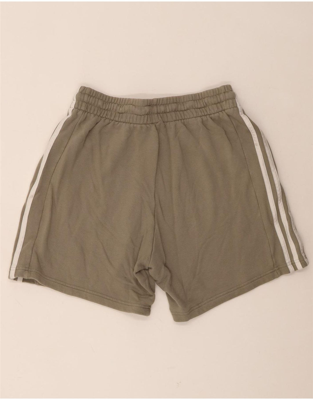 Pantalones Cortos Deportivos Adidas Hombre Algodón Caqui Medio