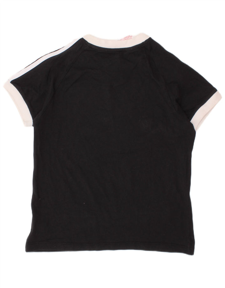 ADIDAS Camiseta Niño Top 7-8 Años XS Negro Algodón