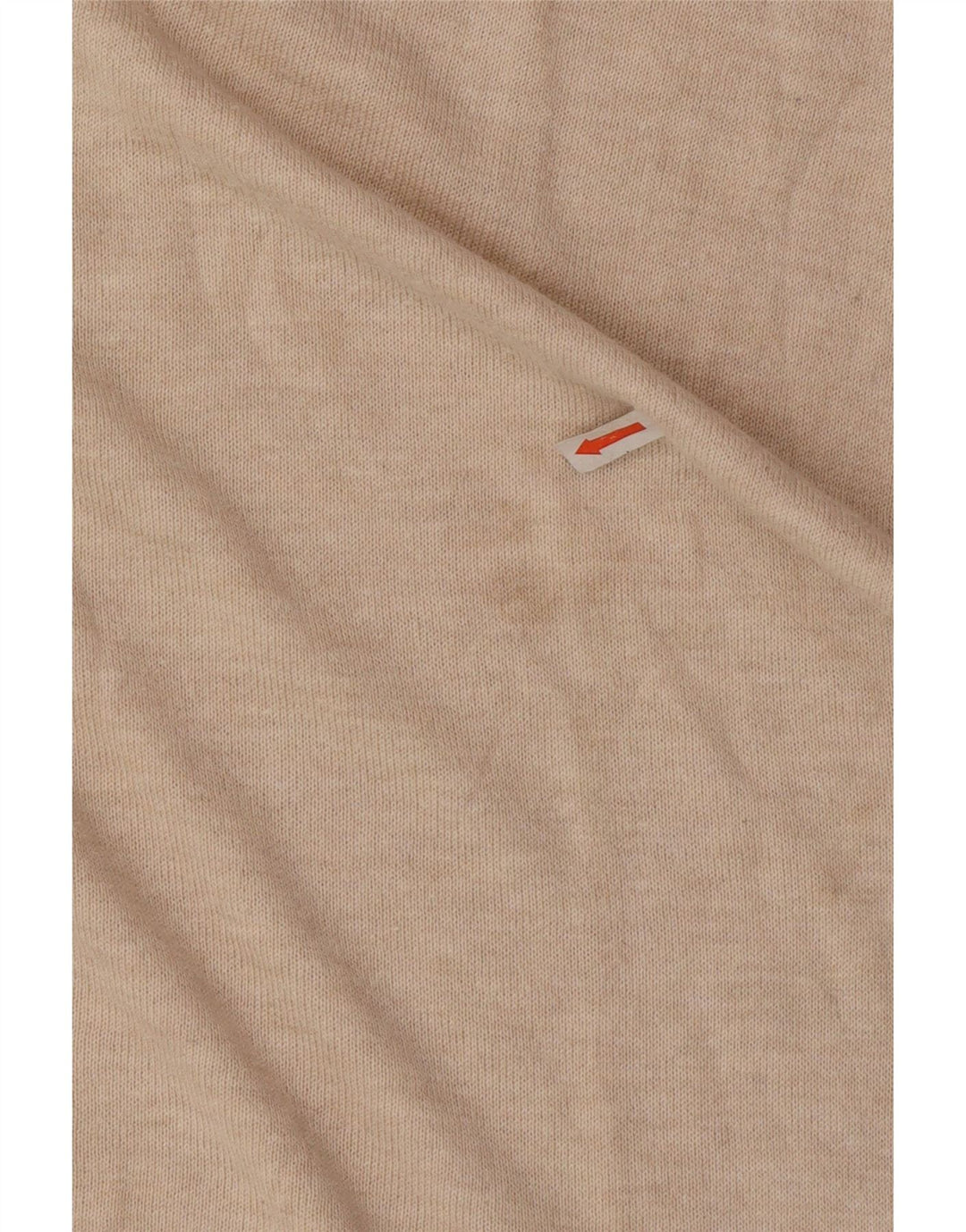Zara Vestido Polo Extragrande De Manga Larga para Mujer UK 10 Small Beige Poliéster