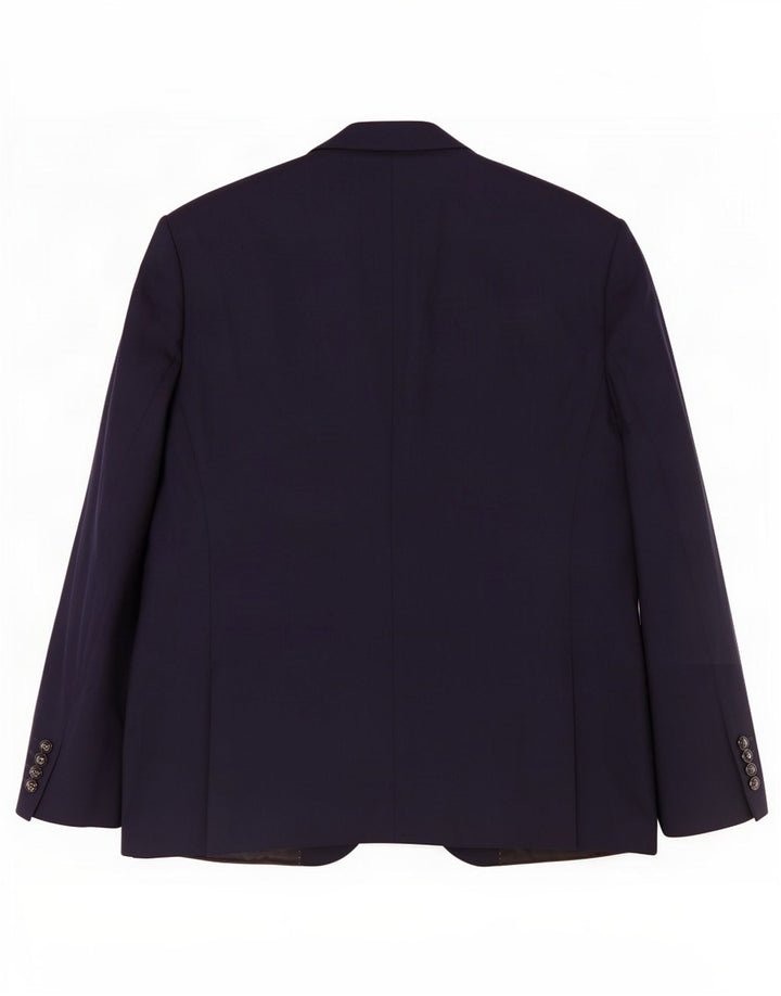 Zara Chaqueta Blazer De 2 Botones Para Hombre EU 56 XL Poliéster Azul Marino