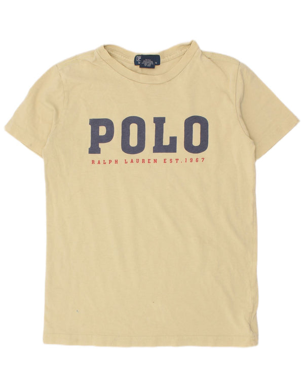 Polo Ralph Lauren Camiseta gráfica para niño 6-7 años Amarillo Algodón