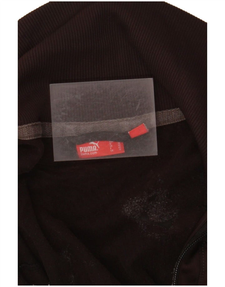 PUMA Chaqueta superior de chándal gráfico para mujer UK 12 Medium Black
