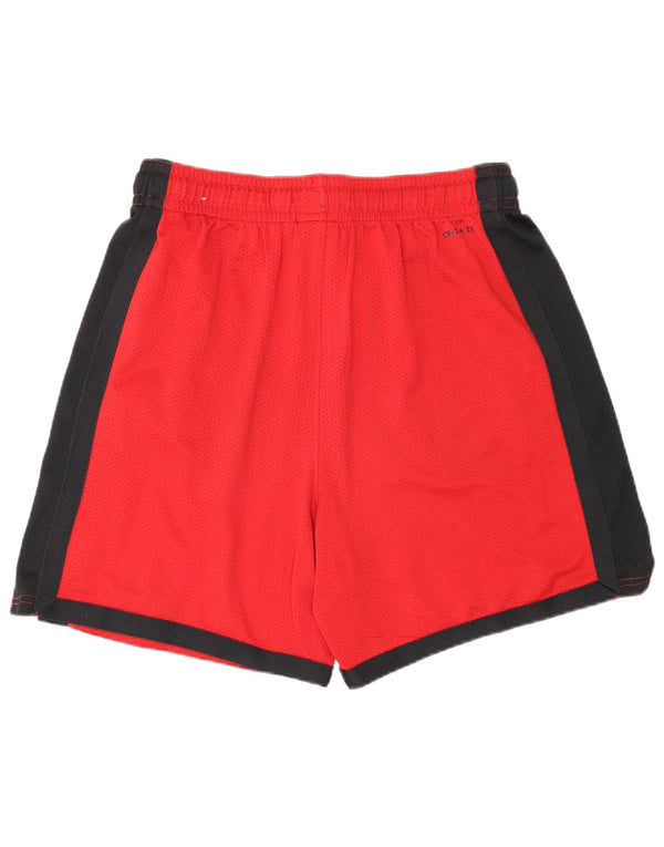 Jordan Shorts deportivos para hombre XL Rojo Colorblock Poliéster