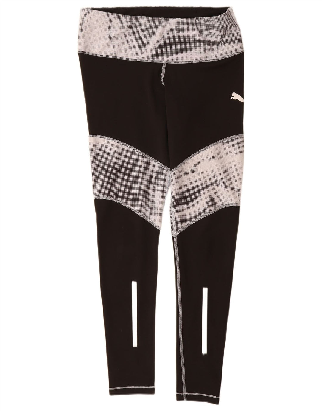 Puma Leggings para mujer UK 46 Grande Negro Colorblock