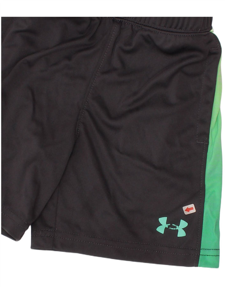 Under Armour Pantalones cortos deportivos para niños 7-8 años Gris Colorblock