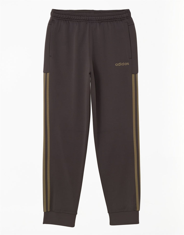 Adidas Hombre Pantalones De Chándal Joggers Gris Medio Poliéster Deportes