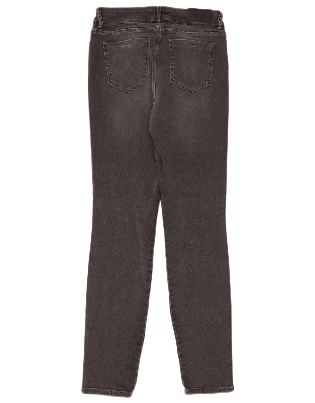 Massimo Dutti Vaqueros Pitillo De Talle Medio Mujer W24 L30 Gris