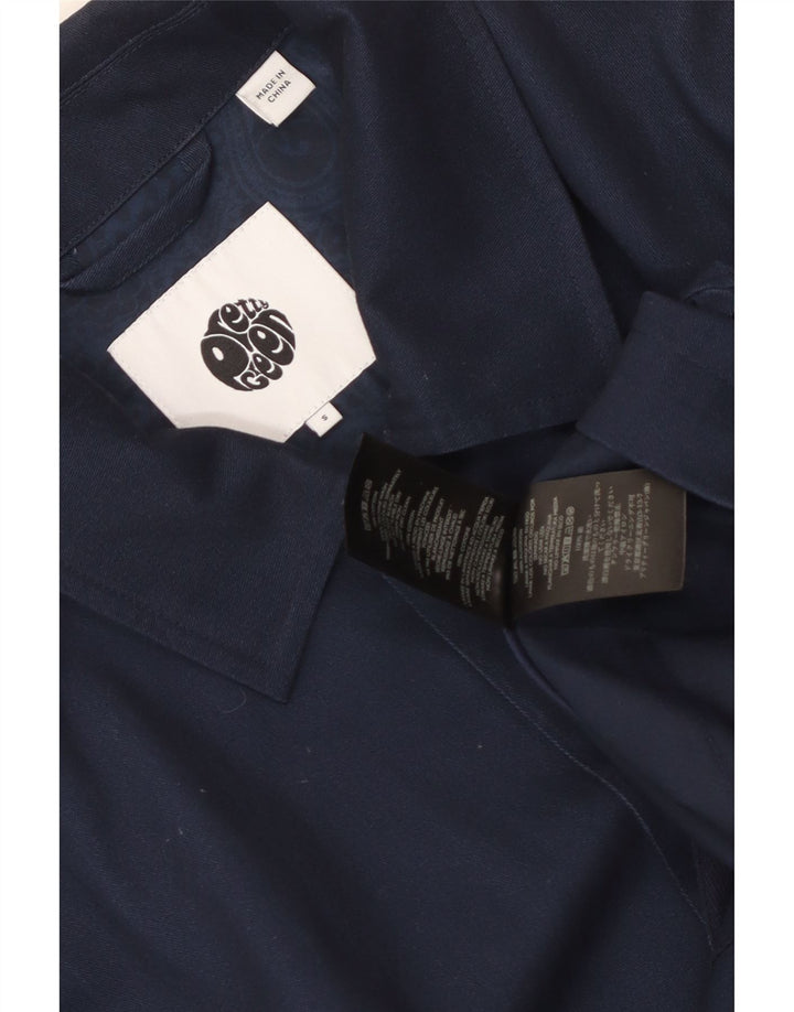 Pretty Green Chaqueta Bomber para Hombre UK 36 Small Azul Marino Algodón