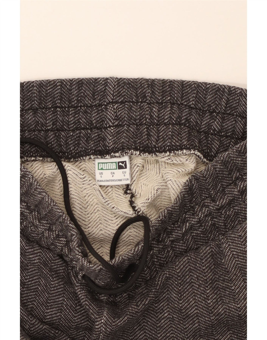 PUMA Pantalones de chándal para mujer UK 10 Small Grey Herringbone